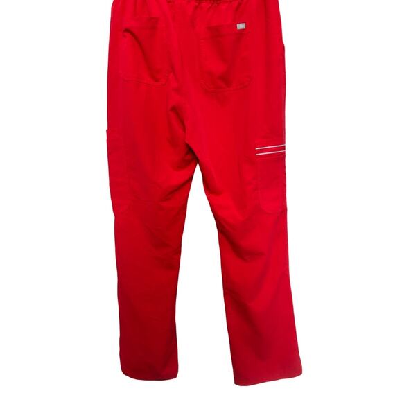 Figs women's scrubs set technical collection size XL Red - Picture 1 of 8